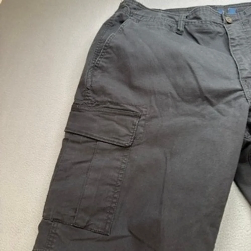 American Eagle Flex Cargo Pants Straight Fit 40x32 (FIT 39x30) Black Tactical